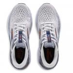 Кроссовки для бега Ghost 16 Brooks, white/navy/orange - фото 4