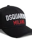 DSQUARED2 бейсболка с вышитым логотипом, черный - фото 3
