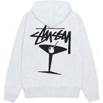 Худи Martini Zip Stussy, серый - фото
