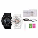 Унисекс парные часы серии Black CASIO - фото 3