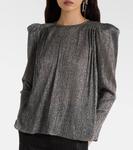 Топ плиссе Eylia Isabel Marant, Silver - фото 7