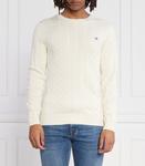 Свитер Gant Regular Fit, экрю - фото