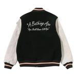 Куртка BAPE Embroidery Varsity Jacket, Green - фото 2
