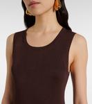 Платье миди со складками Joseph, Ebony - фото 4