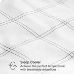 Комплект пуховых одеял Bare Home с двойным начесом, белый - фото 4