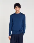 Мужской свитер тонкой вязки Sandro, синий - фото
