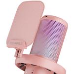 Игровой микрофон FeelWorld VM1-AS USB-C со штангой (розовый) - фото 2