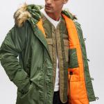 Alpha Industries Парка мужская, Army Green - фото 6