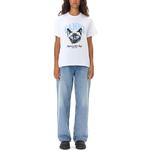 Футболка Basic Jersey Cat Relaxed GANNI, ярко-белый - фото 4