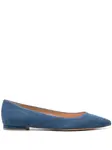 Балетки с заостренным носком Gianvito Rossi, синий - фото