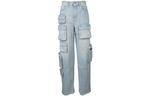 OFF-WHITE Джинсы женские светло-голубые - фото 3