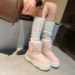 MIS. DANNY Снежные ботинки Women's Black/Beige - фото 9