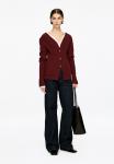 Кардиган ARKET Cardigan, Burgundy/Bordeaux - фото 2