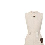 Платье Louis Vuitton без рукавов, бежевый - фото 6