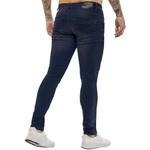 Мужские дизайнерские джинсы гиперстрейч Eto, синий - фото 2