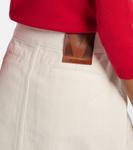 Юбка из денима VGold Valentino, Avorio - фото 5