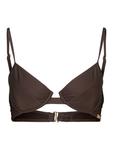 Верх бикини alife and kickin, коричневый - фото