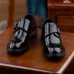 Туфли мужские черные SULEGAO, черные (увеличение роста на 6 см) - фото 4