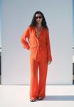 Брюки Mango Trousers, Orange - фото 4