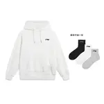 LINING Спортивная мода коллекция свитшот unisex белый - фото