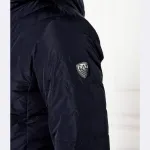 Пуховик стандартного кроя Ea7, синий - фото 3