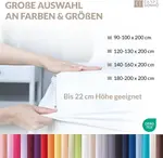 Простыня на резинке из плотного джерси 100x200 петролеум Carpe Sonno - фото 8