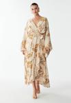 Платье BWLDR JULIA MIDI, Golden Palms/Beige - фото 6