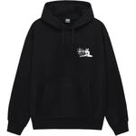 Расслабленный худи Stussy, черный - фото 4