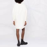 Женское платье с длинными рукавами белое Alexander McQueen - фото 4