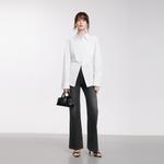 ELLE Рубашка Women's White Lapel Moderate - фото 5