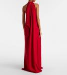 Астор платье макси с деталями шарф Taller Marmo, Ruby - фото 3