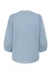 Блуза Kaffe Blouse, Windward Blue/Light Blue - фото 6