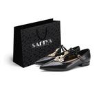 Туфли на блочном каблуке Mary Jane SAFIYA, черный - фото