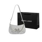 Pink·Land Женская сумка через плечо, Розовый - фото