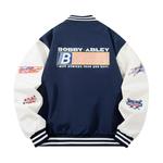 Бейсбольная куртка унисекс BOBBY ABLEY, Белый - фото 3