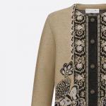 Кардиган женский Dior, черный / кремовый - фото 3