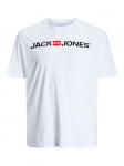 Футболка JACK & JONES PLUS, белый - фото