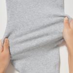 Спортивный комплект UNIQLO Ultra Stretch с длинными рукавами, черный - фото 7