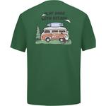 Reebok Футболка унисекс темно-зеленая - фото 3