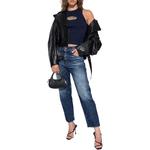 Женский топ-майка DIESEL, темно-синий - фото 5