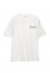 Футболка PULL&BEAR TV GRAPHIC, White - фото 5