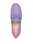 Плетеные лоферы Belem Gianvito Rossi, фиолетовый - фото 4