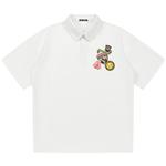 The Simpsons Рубашка-поло унисекс «Симпсоны», Черный - фото 3