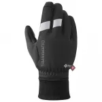 Перчатки Shimano Windstopper Primaloft, черный - фото