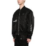 Aape Куртка-бомбер на молнии с нашивкой логотипа, Ivory White - фото 10