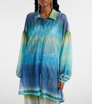 Рубашка Zig Zag Missoni, Blue and green gradient - фото 6