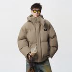 Пуховик Unisex Hooded Thickened ZIAREL, черный with removable logo - фото 8