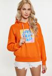 Толстовка с капюшоном IZIA Sweatshirt, оранжевый - фото 2
