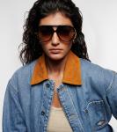 Капли авиаторские солнцезащитные очки Bottega Veneta - фото 3