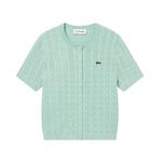 LACOSTE Топ женский мятно-зеленый - фото